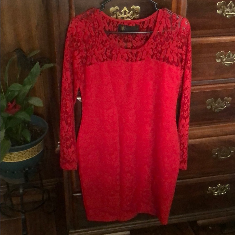 Red dress